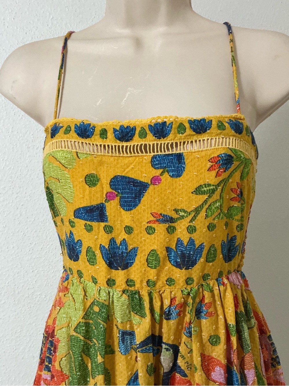 Farm Rio Summer Garden Maxi Dress XXS - Picture 7 of 16